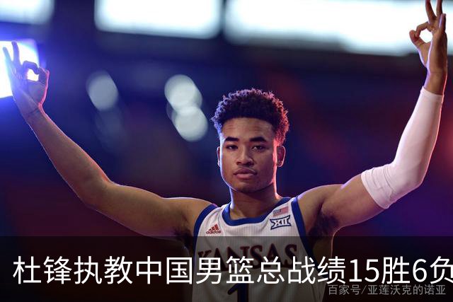杜锋执教中国男篮总战绩15胜6负 胜率达71.4%